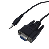 1ft DB9 Female to 3.5mm Stereo Serial Adapter Cable (FN-SR-106-01)