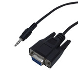 1.5ft DB9 Female to 3.5mm Stereo Serial Adapter Cable (FN-SR-106-01.5)