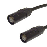 10ft RJ45 Cat5e ethercon heavy duty AV Pro cable - Black (FN-CAT5EA-10BK)