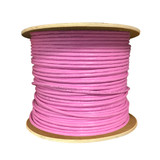 1000ft 4 Pair Cat6 Stranded UTP FT4/CMR Bulk Cable - Pink (FN-BK-C6ST-4PK)