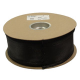 100ft 2 inch Split Hook and Loop Braided Sleeving Black (FN-BS-FW200-100BK)