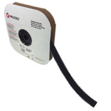 75ft 1 inch Velcro® Brand Loop 1000 Adhesive Back Wrap - Black (per roll)  Part No. 158509 (FN-VL-AD100L-75BK)