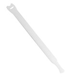 8 inch by 1/2 inch Rip-Tie Light Duty Strap - White - Roll of 25 (FN-VL-ST50-08WH-25)
