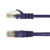 100ft RJ45 Cat5e 350MHz Molded Patch Cable - Purple (FN-CAT5E-100PR)