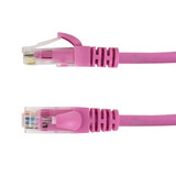 50ft RJ45 Cat5e 350MHz Molded Patch Cable - Pink (FN-CAT5E-50PK)