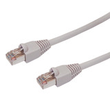 5ft RJ45 Cat5e molded stranded shielded patch cable - Grey (FN-CAT5ESE-05GY)