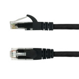 10ft Cat6a UTP 10GB  Molded Patch Cable - Black (FN-CAT6A-10BK)