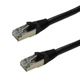 1ft Cat6a SSTP 10GB Molded Patch Cable - Black (FN-CAT6AS-01BK)