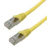 2ft Cat6a SSTP 10GB Molded Patch Cable - Yellow (FN-CAT6AS-02YL)