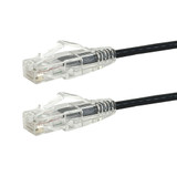 1ft Cat6a UTP 10Gb Ultra-Thin Patch Cable - Black (FN-CAT6AUT-01BK)