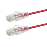 6ft Cat6a UTP 10Gb Ultra-Thin Patch Cable - Red (FN-CAT6AUT-06RD)
