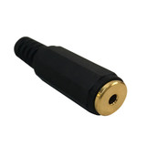 2.5mm Stereo Female Solder Connector (FN-CN-S2.5FP-6.0BK)