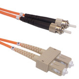 50ft (15m) Multimode Duplex SC/ST 50 micron Fiber Cable - 3mm Jacket (FN-FO-303-50)