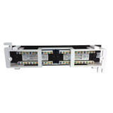 12-Port CAT5e Patch Panel, Self Mount Patch Panel - 110 Punch-Down (FN-PP-12C5E-SM)