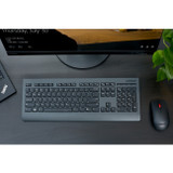 Lenovo Professional Wireless Keyboard and Mouse Combo - US English - USB Wireless RF English (US) - USB Wireless RF Laser - 1600 dpi - (4X30H56796)