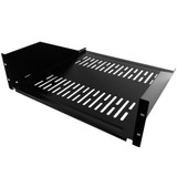 19 inch Front Mount Vented Shelf (18 inch Depth) - 3U (FN-RM-303V-3U)