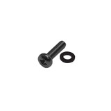 Rack Screw, M6 Thread, 3/4 inch Length - Black Oxide (100 Pack) (FN-RM-SC04-100BK)