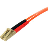 StarTech.com 30m Fiber Optic Cable - Multimode Duplex 50/125 - LSZH - LC/LC - OM2 - LC to LC Fiber Patch Cable - LC Male - LC Male - - (50FIBLCLC30)