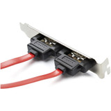 StarTech.com 2 Port SATA to eSATA Slot Plate Bracket - Serial ATA internal to external panel - 7 pin Serial ATA - 7 pin external ATA - (ESATAPLATE2)