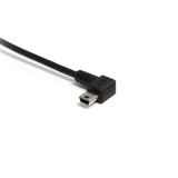 StarTech.com 6 ft Mini USB Cable - A to Left Angle Mini B - Type A Male USB - Mini Type B Male USB - 6ft - Black (USB2HABM6LA)