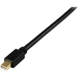 StarTech.com 6 ft Mini DisplayPort to DVI Active Adapter Converter Cable - mDP to DVI 1920x1200 - Black - 6 ft DisplayPort/DVI Video - (MDP2DVIMM6BS)