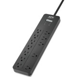 APC by Schneider Electric SurgeArrest Home/Office 12-Outlet Surge Suppressor/Protector - 12 x NEMA 5-15R - 2160 J - 120 V AC Input - V (PH12)