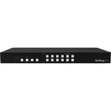 StarTech.com 4x4 HDMI Matrix Switch with Picture-and-Picture Multiviewer or Video Wall - 1920 x 1200 - WUXGA - 4 x 4 - 4 x HDMI Out - (Fleet Network)