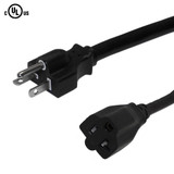 1ft 5-20P to 5-20R Power Cable, 12AWG SJT (125V 20A) (FN-PW-1315-01)