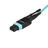 StarTech.com 3m 10 ft MPO / MTP Fiber Optic Cable - Plenum-Rated MTP to MTP Cable - OM3, 40G MPO Cable - Push/Pull-Tab - MPO MTP Cable (MPO12PL3M)