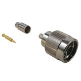 N-Type Male Crimp Connector for RG174 (LMR-100) 50 Ohm ( Fleet Network )