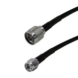 6 inch LMR-195 N-Type Male to SMA Male Cable ( Fleet Network )