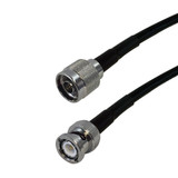 1ft LMR-195 N-Type Male to BNC Male Cable ( Fleet Network )