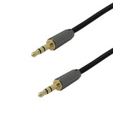 3ft Premium  3.5mm Stereo Male To Male Cable 24AWG FT4 - Black (FN-35MM1-03)