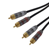 35ft Premium  Dual Channel RCA Male to Male Audio Cable (FN-RCA2-35)