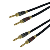 3ft Premium Phantom Cables Banana Clip Speaker Cable 14AWG FT4 ( Fleet Network )