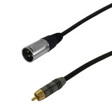 50ft Premium  XLR Male to RCA Male Unbalanced Audio Cable FT4 (FN-XLRM-RCA-50)