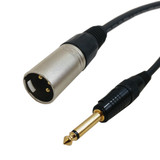 35ft Premium XLR Male to TS Male Cable (FN-XLRM-TSM-35)