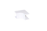 Raceway Inside Corner Type-2 - White (FN-RW-202-WH)