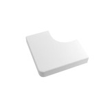 Right Angle for 38mm x 11mm Raceway - White (FN-RW-3811R-WH)