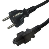 2m SCHUKO CEE 7/7 (Euro) to IEC-C5 Power Cable - H05VV-F 1.5 ( Fleet Network )