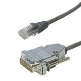 3ft T1 Straight Through RJ48C to DB15 Male 2pr 100ohm - Grey (FN-T1-120-03)