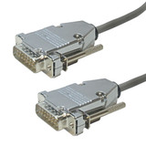 125ft T1 Cross-Over DB15 Male to DB15 Male 2pr 100ohm - Grey (FN-T1-320-125)