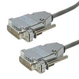 25ft T1 Cross-Over DB15 Male to DB15 Male 2pr 100ohm - Grey (FN-T1-320-25)