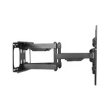 Full Motion TV Wall Mount Bracket for Flat and Curved LCD/LEDs - Fits Sizes 37 to 70 inches - Maximum VESA 600x400 ( Fleet Network )