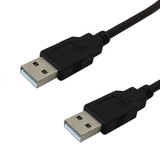 1ft USB 2.0 A Male to A Male Hi-Speed Cable - Black (FN-USB-AA1-01BK)