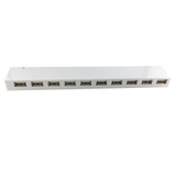 10-Port USB 2.0 Hub - White ( Fleet Network )