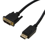6ft DisplayPort Male to DVI Male Cable - CL3/FT4 28AWG (FN-DP-DVI-06)