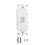 Decora Strap 1-Port Keystone - White (FN-WP-D1P-WH)