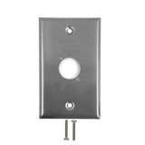 1-Port XLR Stainless Steel Wall Plate (FN-WP-XLR-SS)