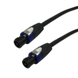 25ft Premium Phantom Cables 4-Pole Speakon to 4-Pole Speakon Speaker Cable 12AWG FT4 ( Fleet Network )